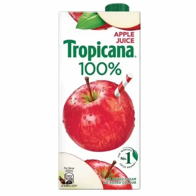 Tropicana Apple Juice 2X1 L (Pack of 2)