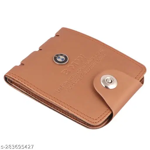 Faux Leather Wallet for Men (Multicolor)