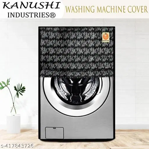 KANUSHI Industries® Washable & Dustproof Front Load Washing Machine Cover ( Suitable For 6 Kg, 6.5 kg, 7 kg, 7.5 kg)(RK-WASHING-FRONT-1007)
