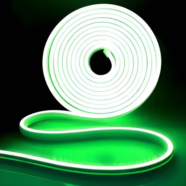 5 Mtr Green LED Neon Strip Rope Light, Green, Pack of 1