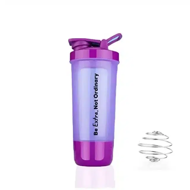 Leak Proof Shaker Bottle, Purple, 600 ml