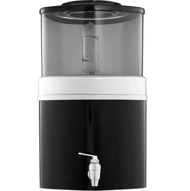 Grand Plus BePure Graphite 25 L Gravity Based + UF Water Purifier, Black