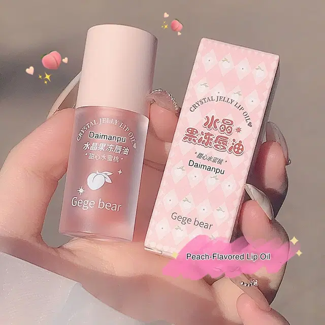 Gegebear Lip Balm for Women, Peach, 5 ml