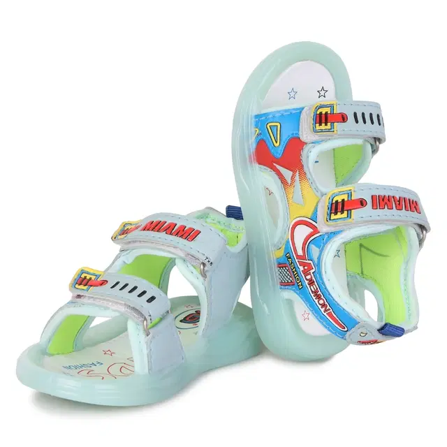 Sandals for Boys (Green, 8C)