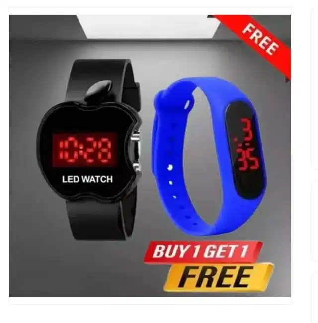 Digital Watch or Kids, Pack of 2 (Multicolor)