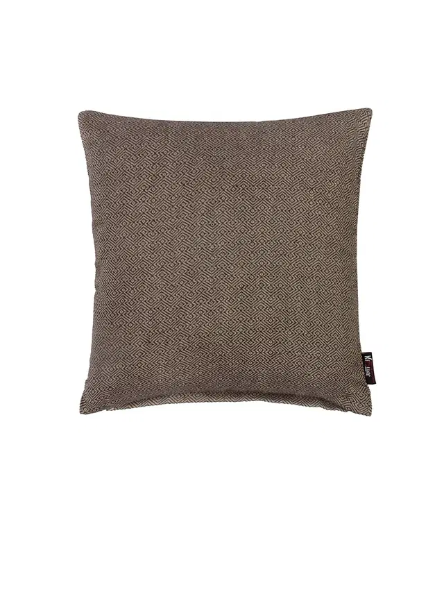 Cotton Cushion Cover, Grey, 16x16 inches