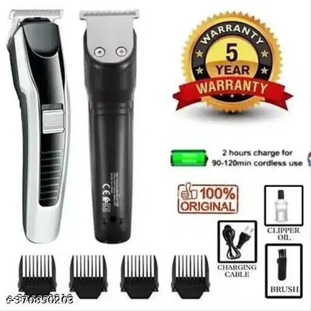 Rechargeable Trimmer for Men, Black
