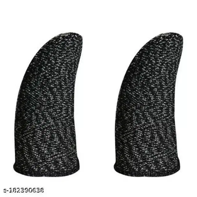 Gaming Finger Sleeves, Black, Set of 1