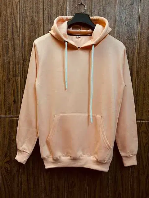 Soft Unisex Hoodies (Peach, L) (PS-4)