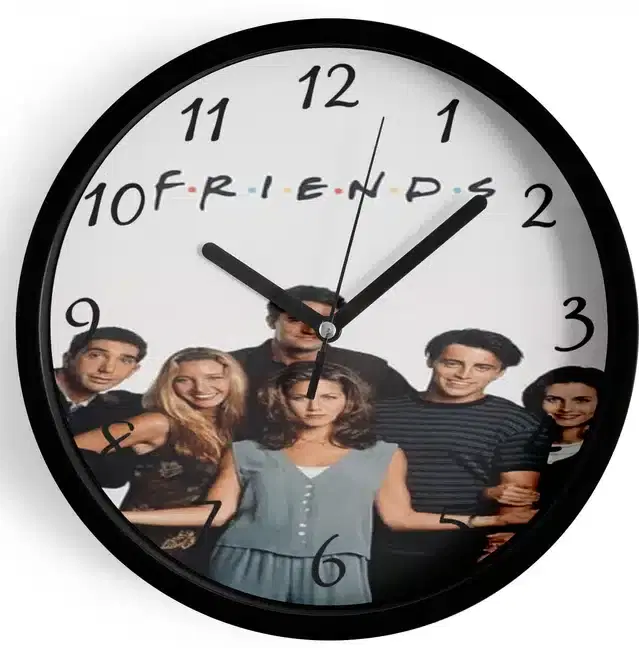 Analog Wall Clock for Home, Multicolor, 7 Inches