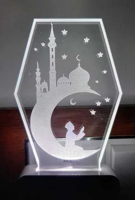 Leppy Night Lamp, Light With Plug, Multicolor, L43