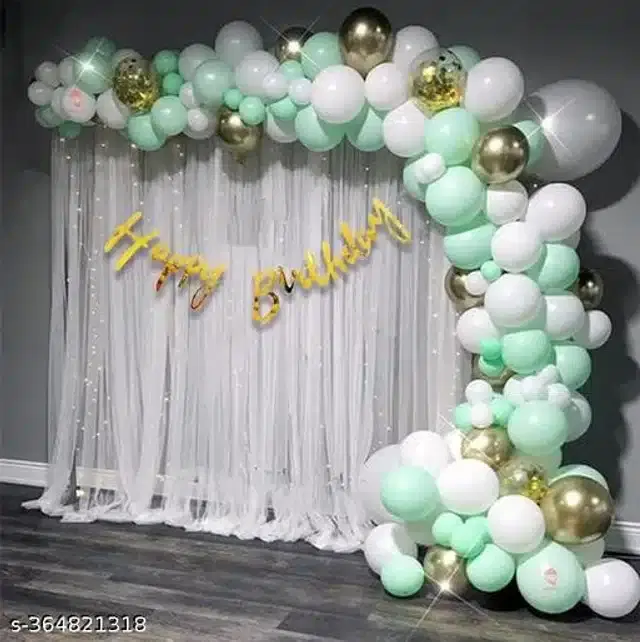 Birthday Party Decoration Kit, Multicolor, Set of 59