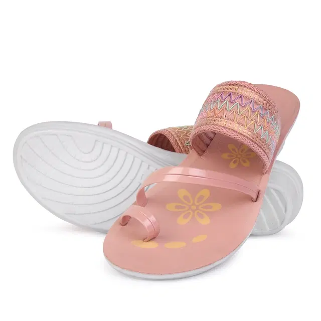 Flats for Women, Peach (5)