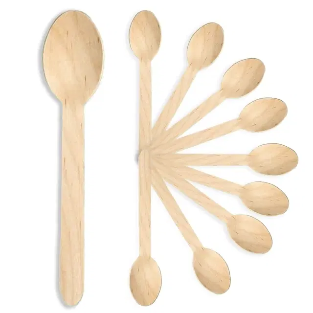 Wooden Spoon 140MMPack Of 100 Pc