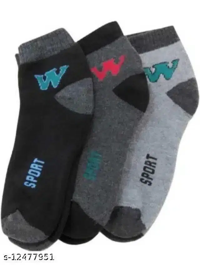Woolen Socks for Men, Pack of 3 (Multicolor)