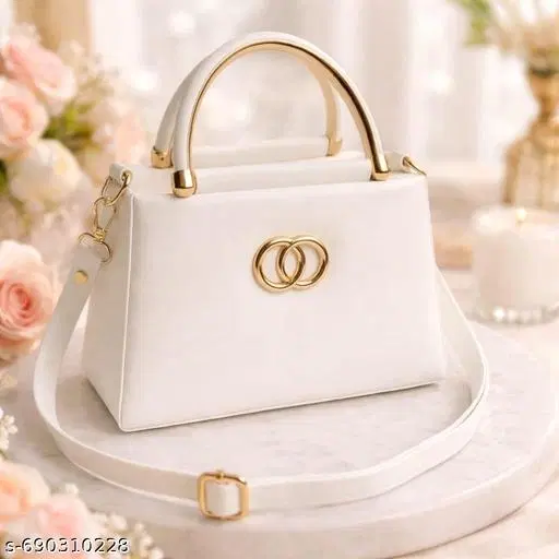 White Crossbody Bags & Sling Bags for Women (White, 1 Pc)