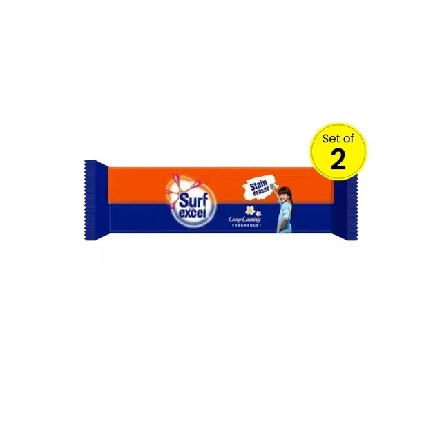 Surf Excel Detergent Bar - 145 g (Set Of 2)