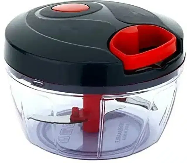 Plastic Vegetable Chopper, Black
