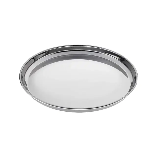JENSONS Stainless Steel Heavy Full Plate, 27.5 cm, Pack of 1