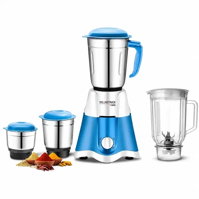 750W 4 Jars Juicer Mixer Grinder [Blue]