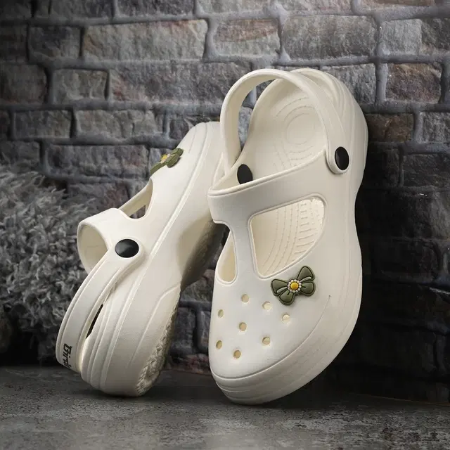Clogs for Women (White, 7)