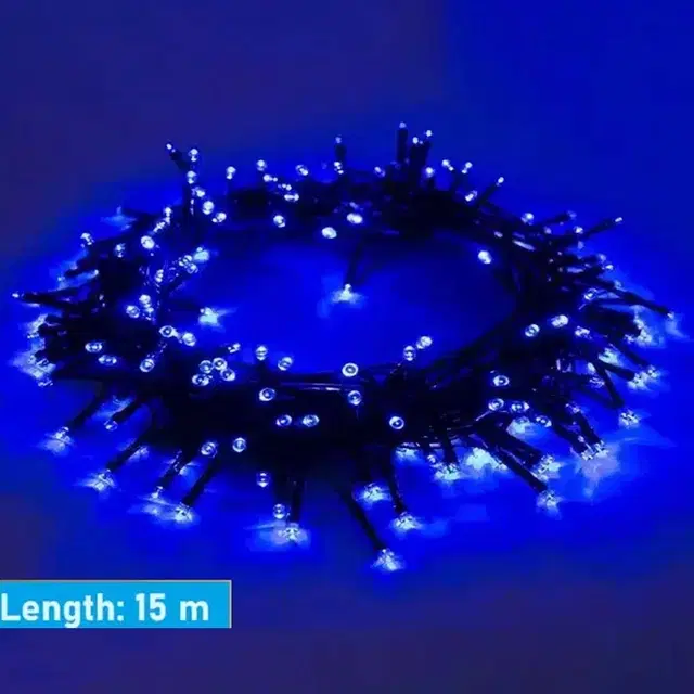 String LED Light, Blue Pixel, 15 m