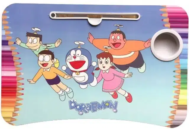 Portable Foldable Laptop Bed Table for Kids, Multicolour