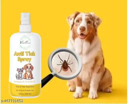 Pet Itching and Ticks free spray with Natural Fragrance ,200ml Pack Of 1