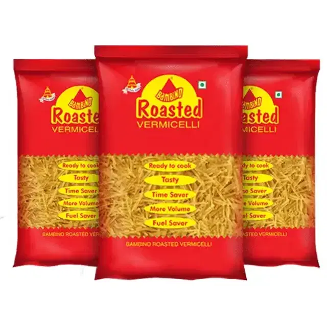 Bambino Roasted Vermicelli 3X75 g (Pack Of 3)