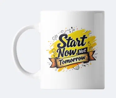 Ceramic Gifting Mug, White, 330 ml