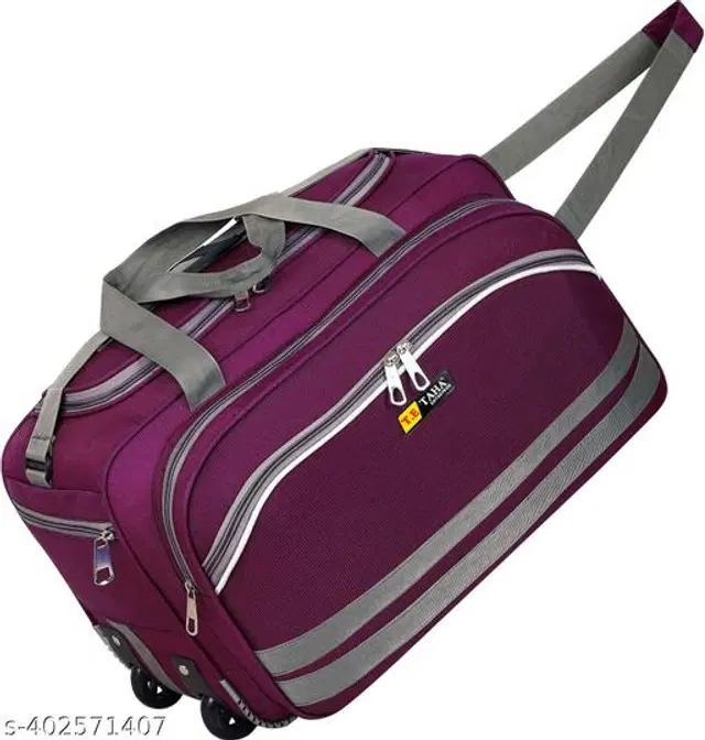 Polyester Duffel Bags, Purple