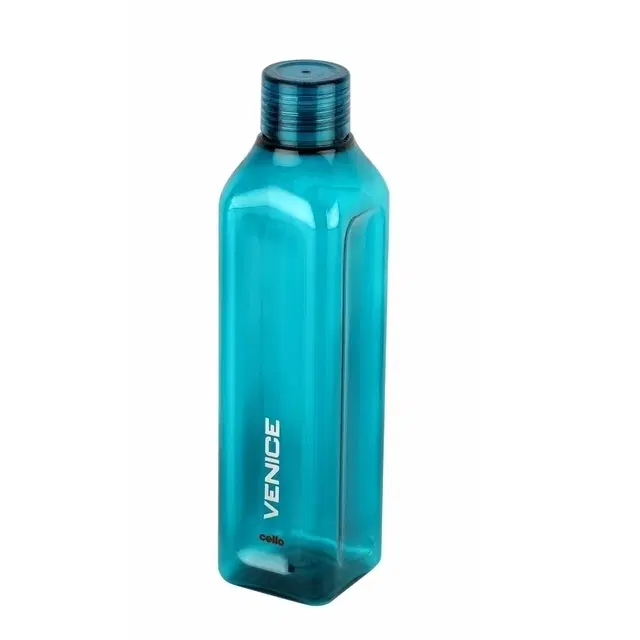 Cello Venice Bottle, 1000 ml, Green | BPA-Free & Food-Grade | Leak-Proof Cap