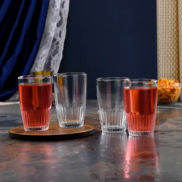 Liquor cum Cocktail Glasses, Transparent, 180 ml, Pack of 4
