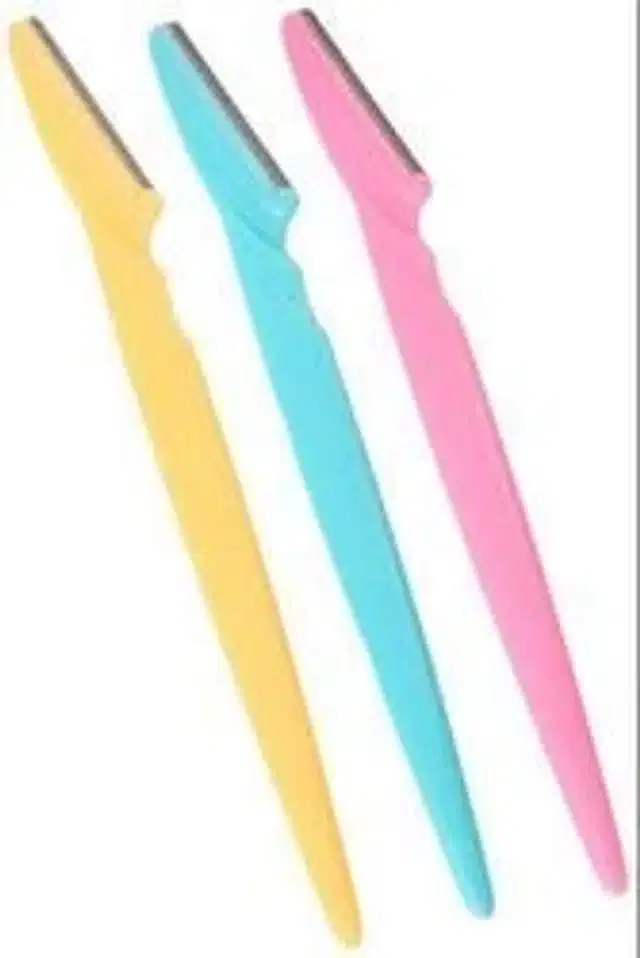 Eyebrow Razor for Women, Pink, Pack of 3