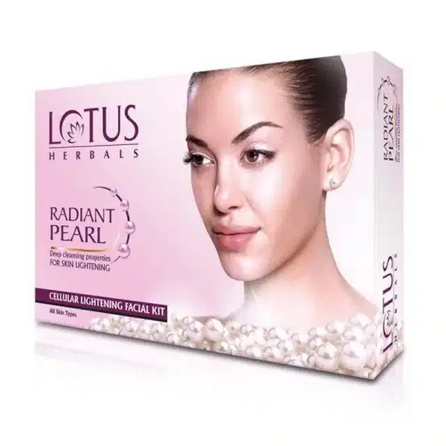 Lotus Herbals Radiant Pearl Cellular Facial Kit, 100 g
