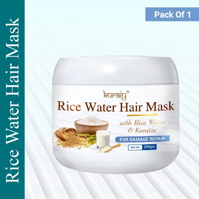 Kuraiy Rice Water Hair Mask, 200 g