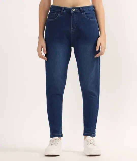 Regular Fit Jeans for Women, Dark Blue (28)