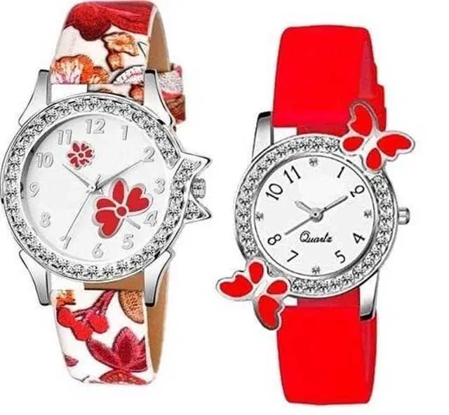 Analog Watch For Womens (Red) (WS-430)