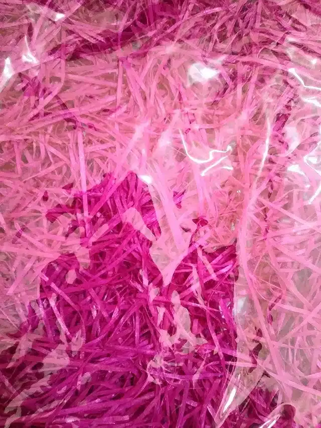 Paper Grass for Art & Crafts, Pink, 50 g