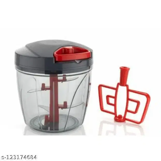 Manual Chopper for Kitchen, Grey, 1000 ml