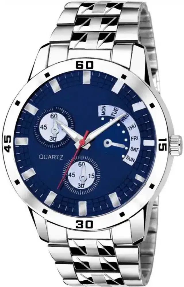 Analog Watches for Men (Silver)