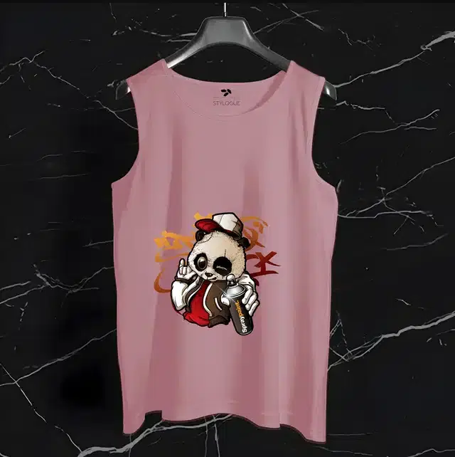 Vest for Men (Pink, M)