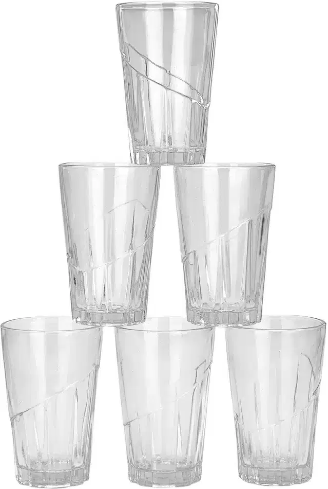 Liquor cum Cocktail Glasses, Transparent, 150 ml, Pack of 6