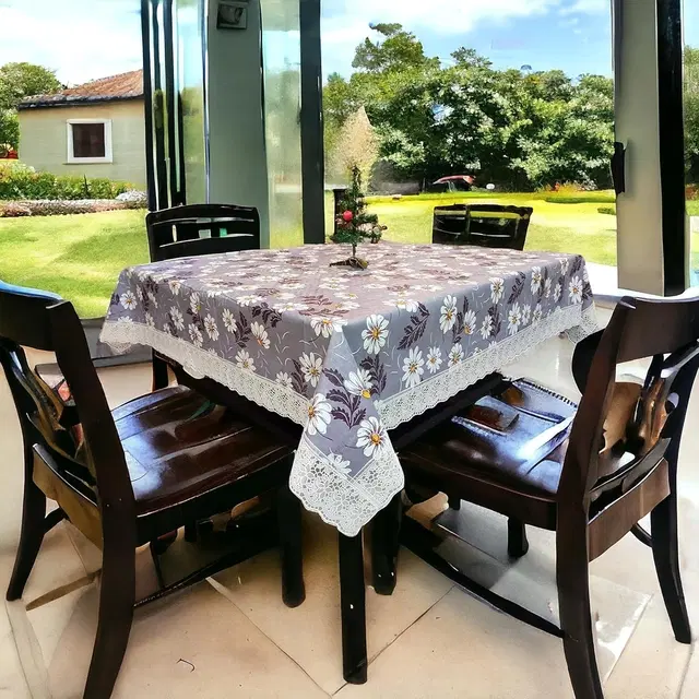 PVC Table Cover, Multicolor, 40x60 Inches