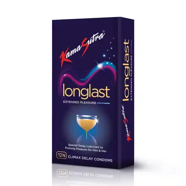 KamaSutra LongLast Condom for Men, Pack of 12