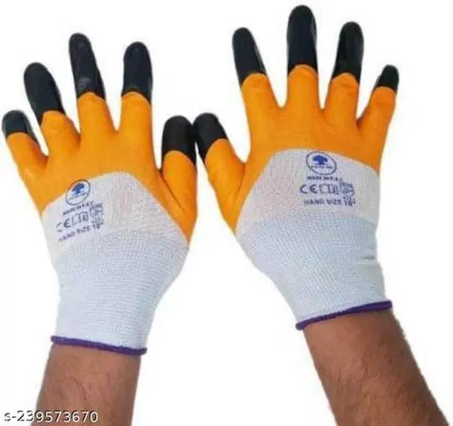 AGT Gardening Gloves, Multicolor, Set of 1