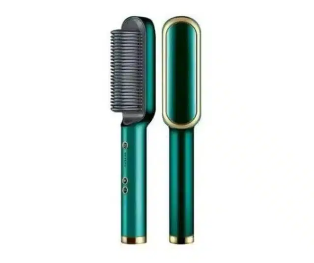 Temperature Control Hair Straightener, Green