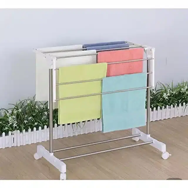 Clothes Drying Rack, Silver