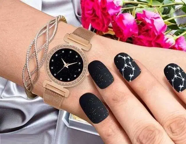 Analog Watch For Womens (Rose Gold) (WS-241)