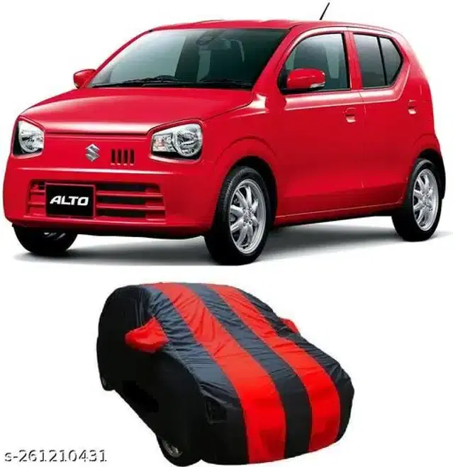 Taffeta Waterproof Car Cover for Maruti Suzuki Alto, Multicolor